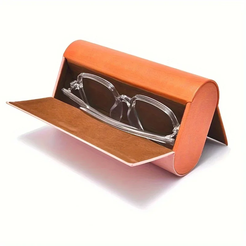 1 fashionable double-layer glasses case - portable and durable frame ...
