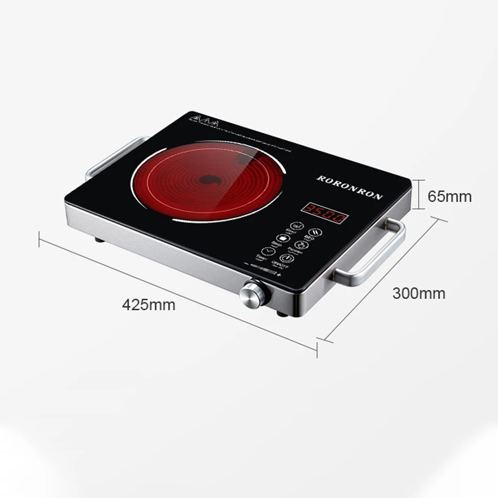 2200W Electric Ceramic Heater High Power Induction Hobs Cooktop Intelligent Hot Pot Stove With Timer Infrare Heating Furnace induction cooker electric stove boiler