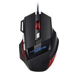 Hyperspeed RGB Ergonomic USB Gaming Mouse - Wired 7D Esports Mice (7D Game mouse)
