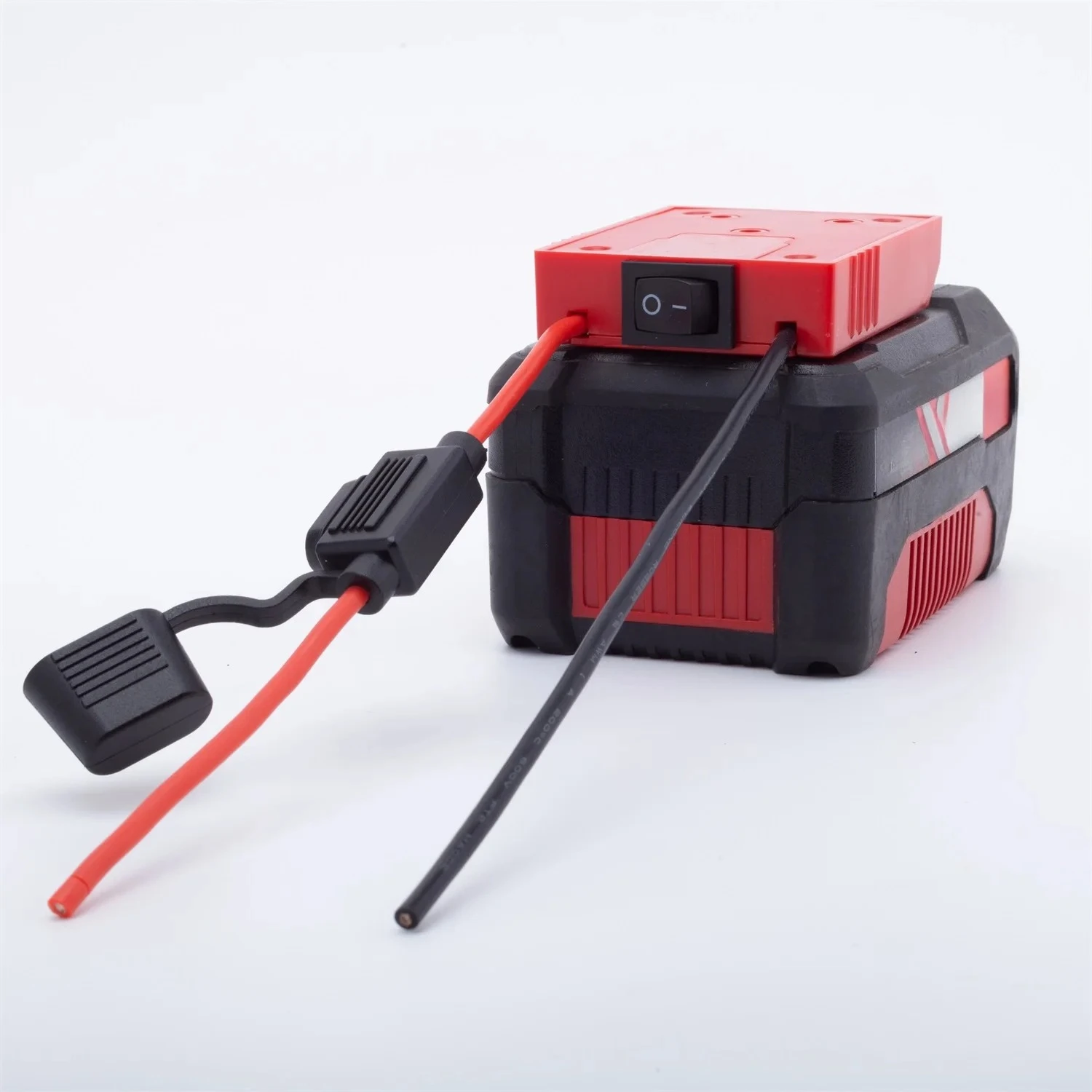 Adaptador de baterías convertidor DIY para Ozito 18v adaptador conector de alimentación a Dock Power 2 cables salida placa DIY 14WAG