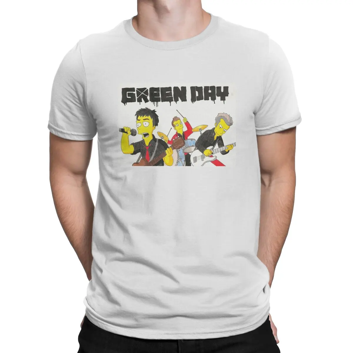 

Уникальная футболка G-Green Day Band с музыкой, Повседневная футболка, новейшая футболка для взрослых