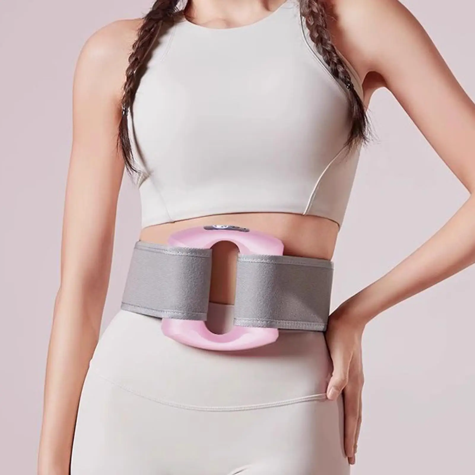 1pc Percussion Muscle Massagers Ergonomic Electric Fascia Massager Cordless Lightweight Body Shaping Ring Tool For Neck & Body