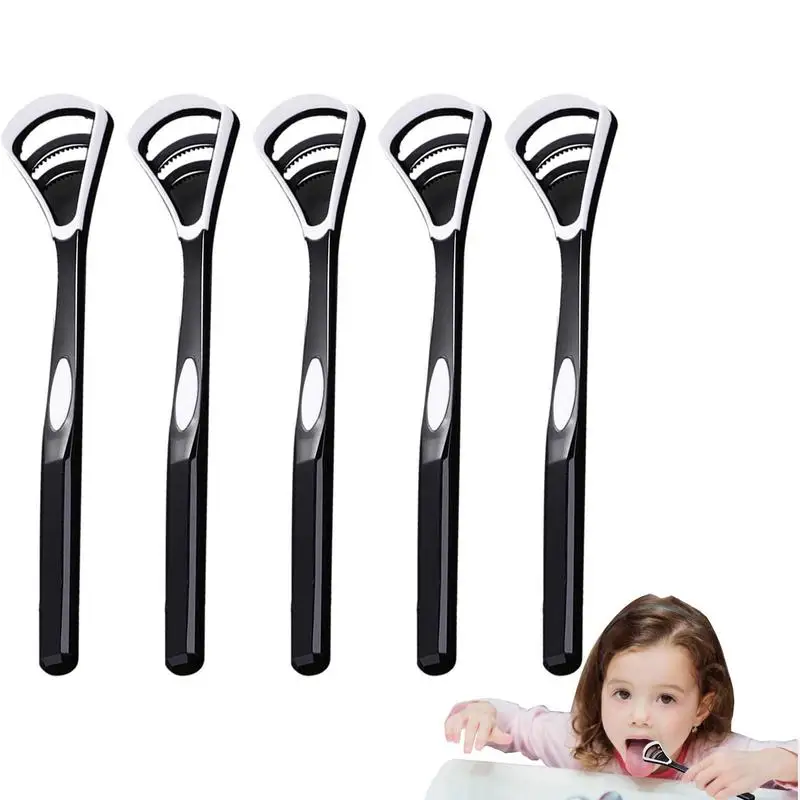 

Tongue Scraper Brush Cleaning Food Grade Oral Care To Keep Fresh Breath 5Pcs Tongue Coating Cleaner