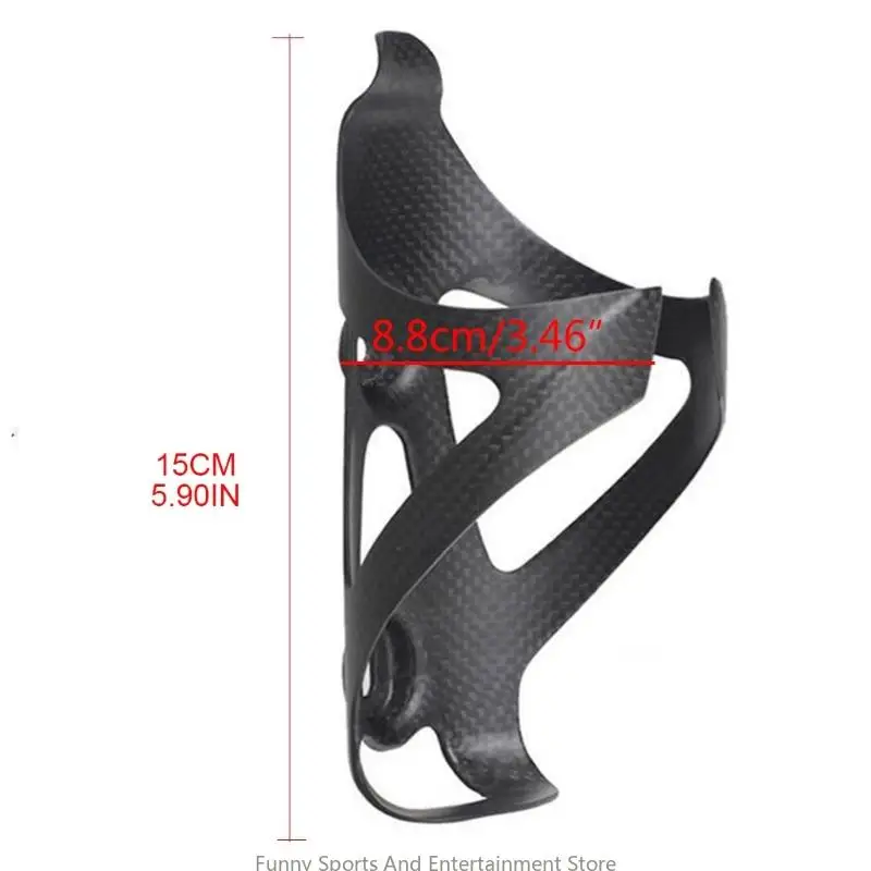 Bicycle Water Bottle Cage Rack Carbon Fiber Drink Cup Holder Brackets for Road Bike MTB Cycling