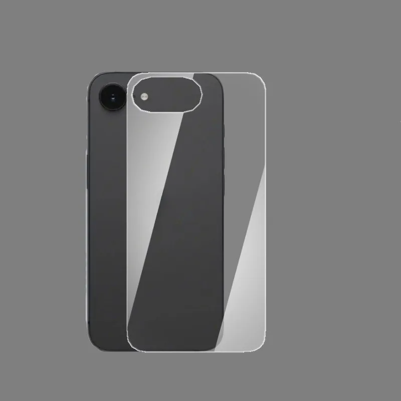 Film de protection arrière en verre 9H pour Apple iPhone, couverture complète pour modèles 16E, 16 Plus, Pro Max, 16 +