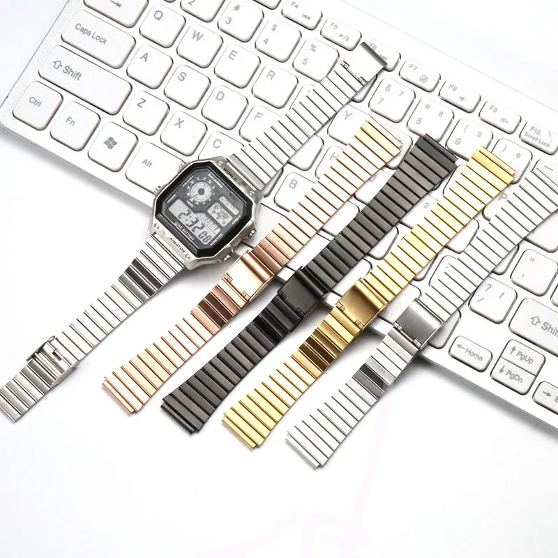 Correa Del Reloj Para Casio Ae-1000w 1200 Aq-s810w Sgw-300h | Meses sin interés