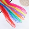 Dance Scarfs for kids Square Silk Scarf Children Outdoor Game Toys Gymnastics Scarves Juggling Performance Props Rhythm Band 1
