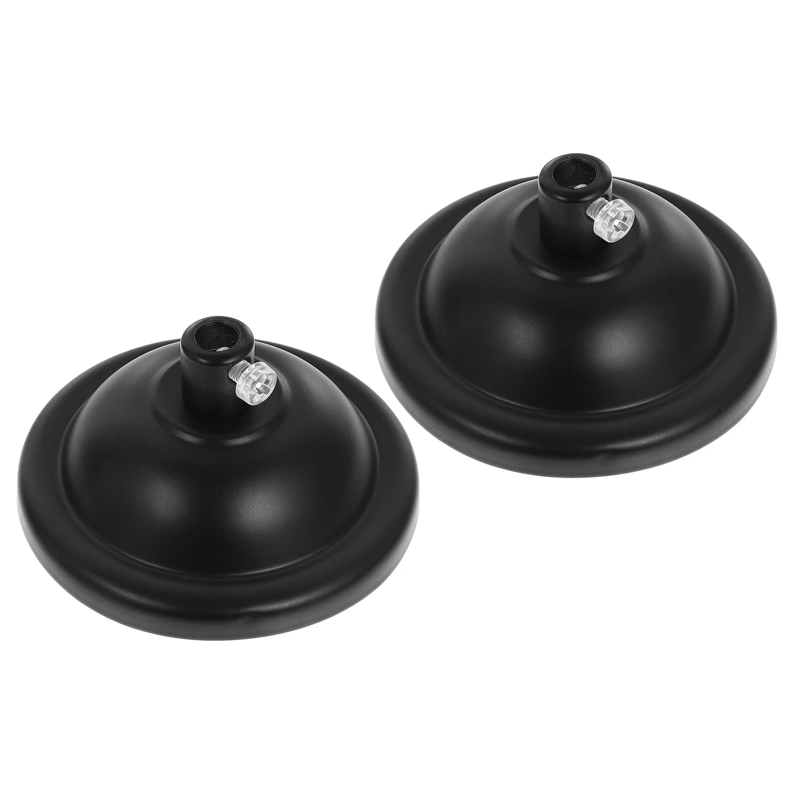 

2 Pcs Vintage Pendant Light Canopy Lights Plate Base Chandelier Ceiling Kit Cover Parts Lamp