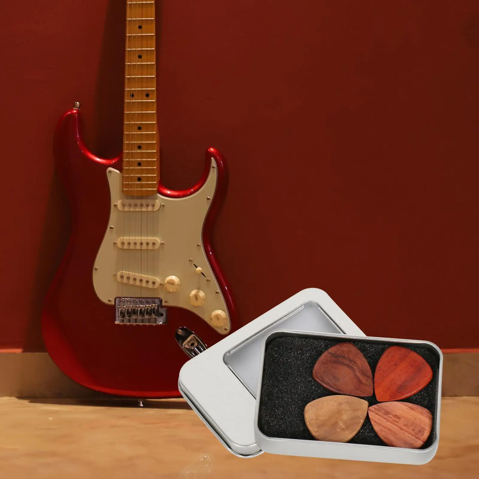 Handcrafted Guitar Picks Set-Premium Quality for Electric and Acoustic Guitars