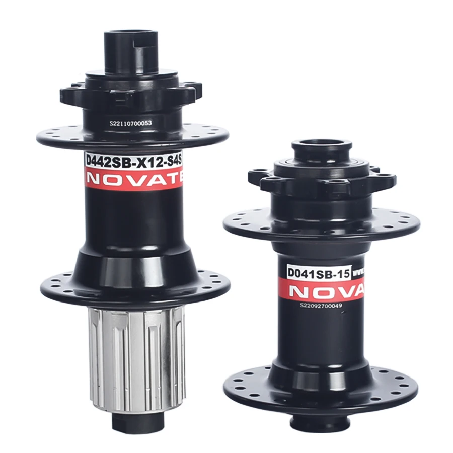 NOVATEC D041SB D442SB-X12-S4S MS Hub MTB Bicycle Disc Card Brake D042SB Hub 32 Holes 8/9/10/11/12speed Mountain bearing Hubs