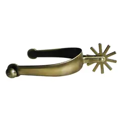 2 Pieces Horse Spurs, Horse Riding Spurs with Rotatable Gear, Carbon Steel Western Cowboy Spurs for Competition Training