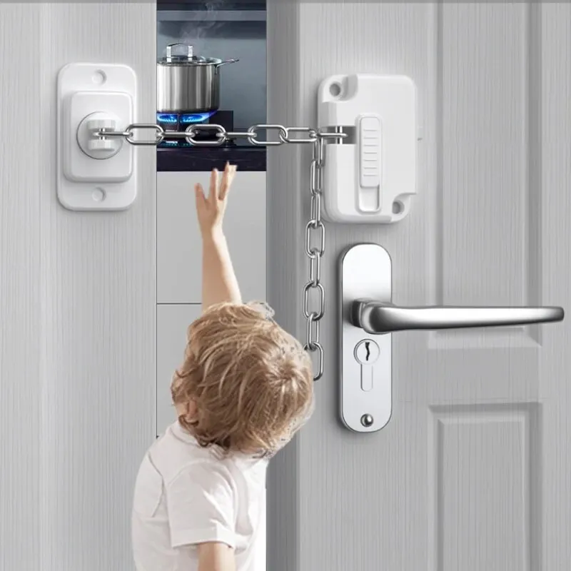 Child Safety Locks Upgraded Adjustable Window Limiters Door Locks Refrigerator Keep Children Safe