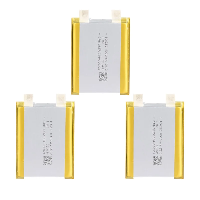 8000mah battery 3pc