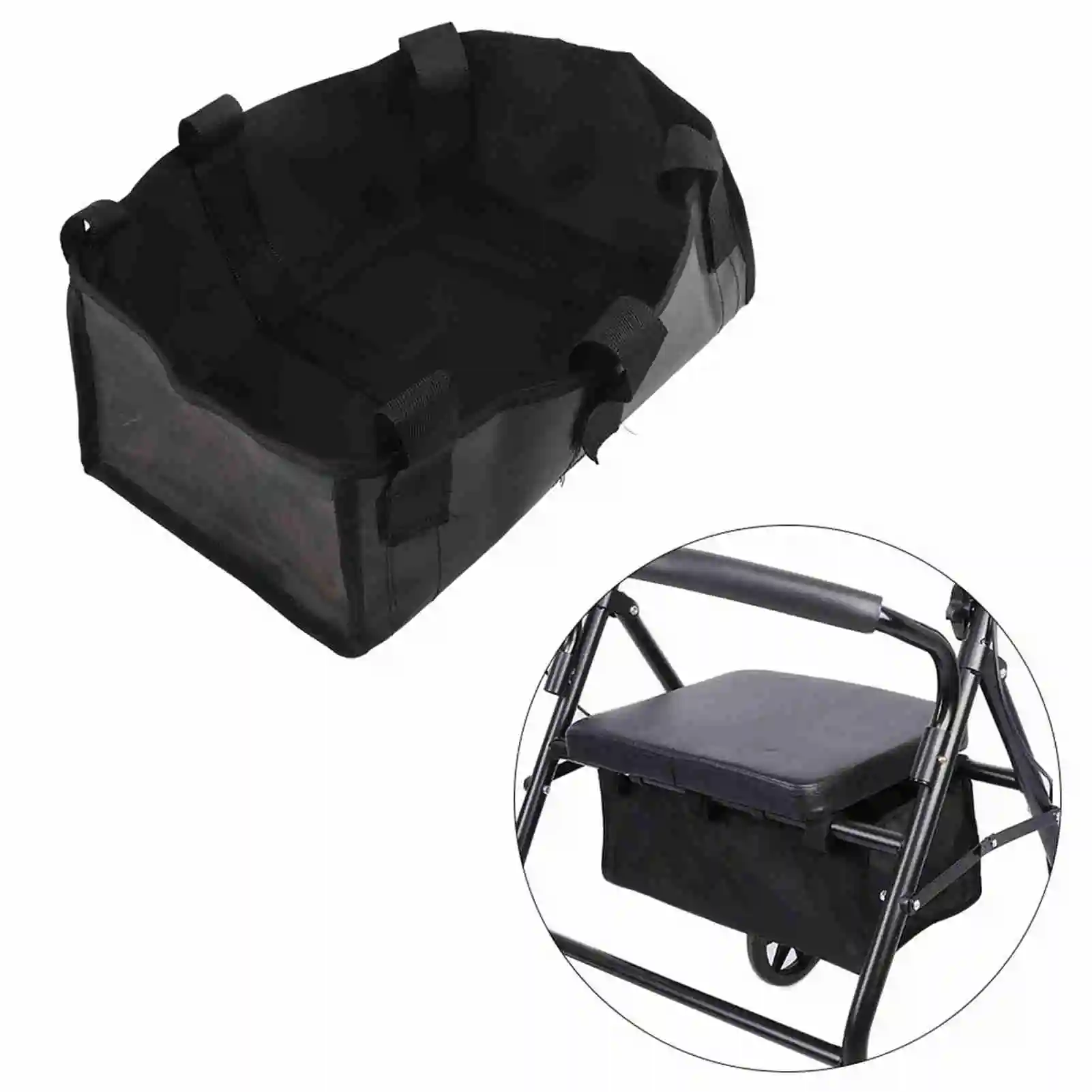 4 Wheeled Walker Rollator Wheelchair Frame Replacement Storage Bag Wheelchair Frame Storage Bag Walker Bag Wheelchair Frame Bag 2