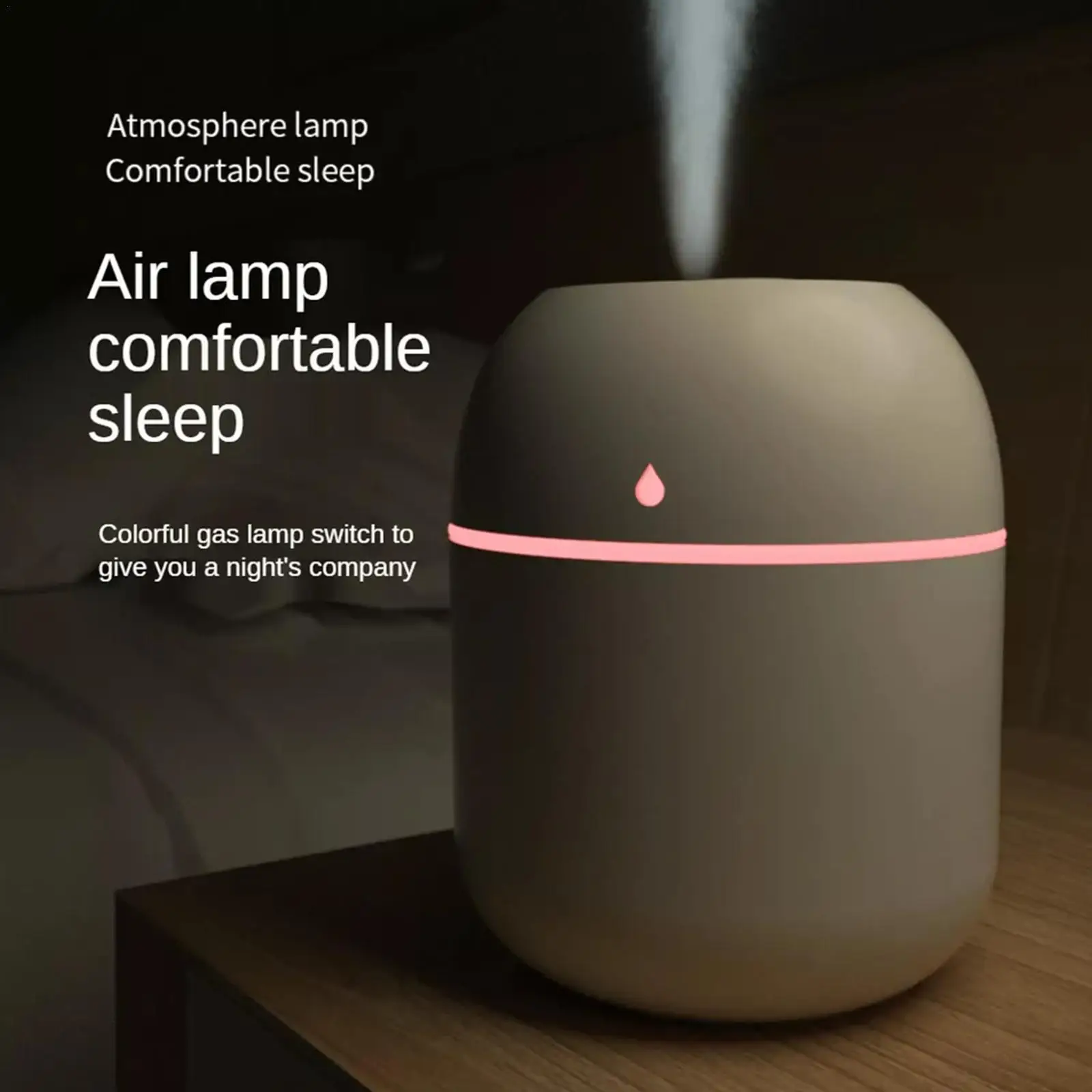 Portable USB Aroma Diffuser & Humidifier - 220ml Electric Home Fragrance Sprayer