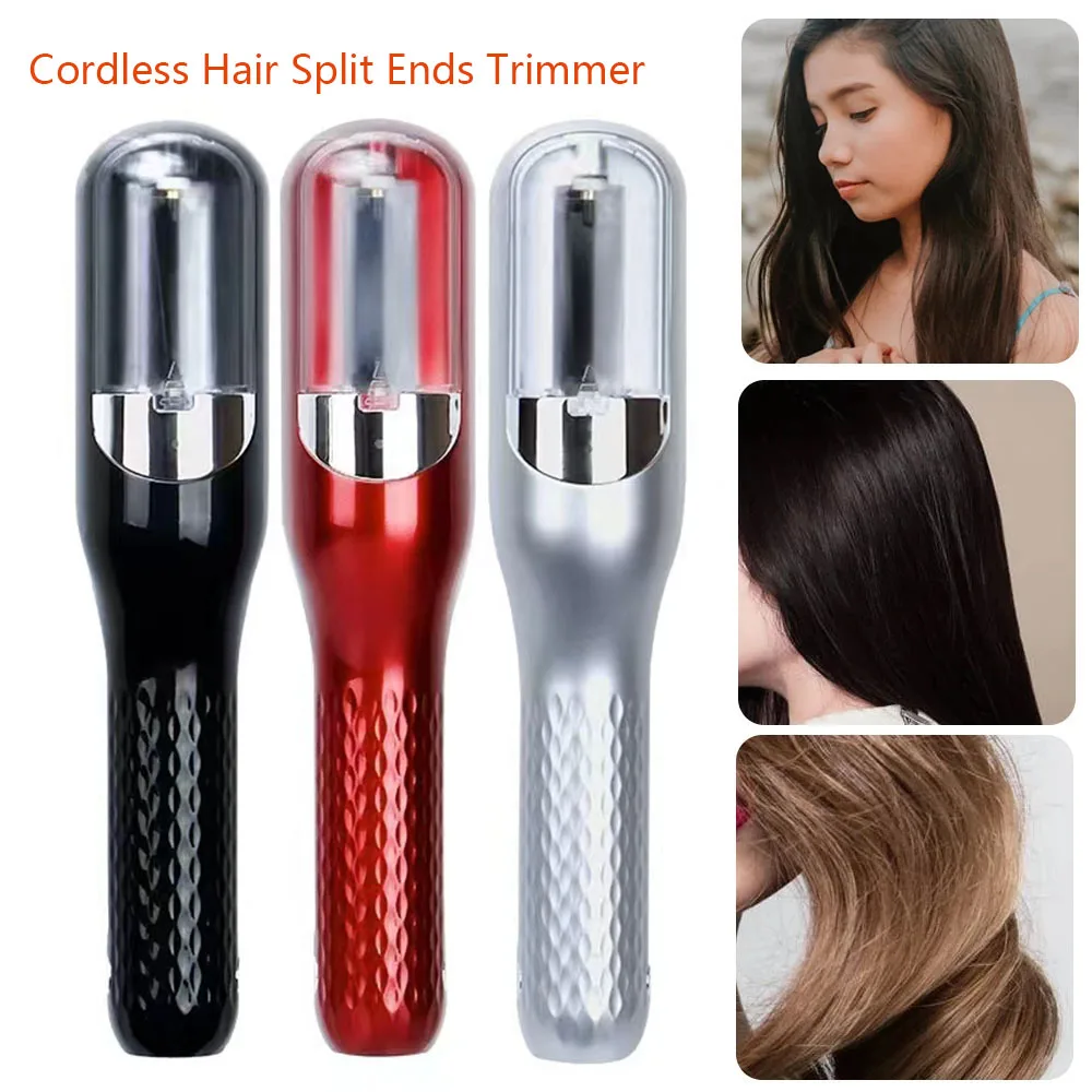 WirelessHairSplitEndsTrimmerUSBChargingProfessionalHairCutter
