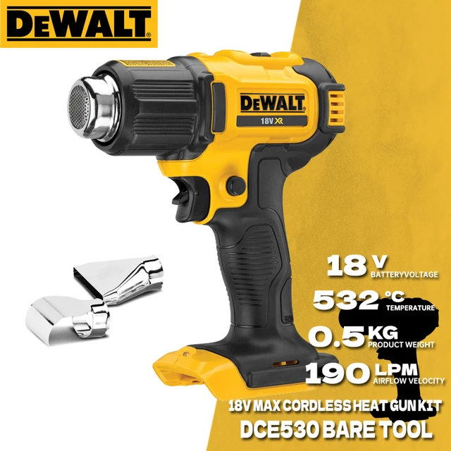 Dewalt DCE530N 18V/20V Cordless Heat Gun / Hot Air Gun (Bare)