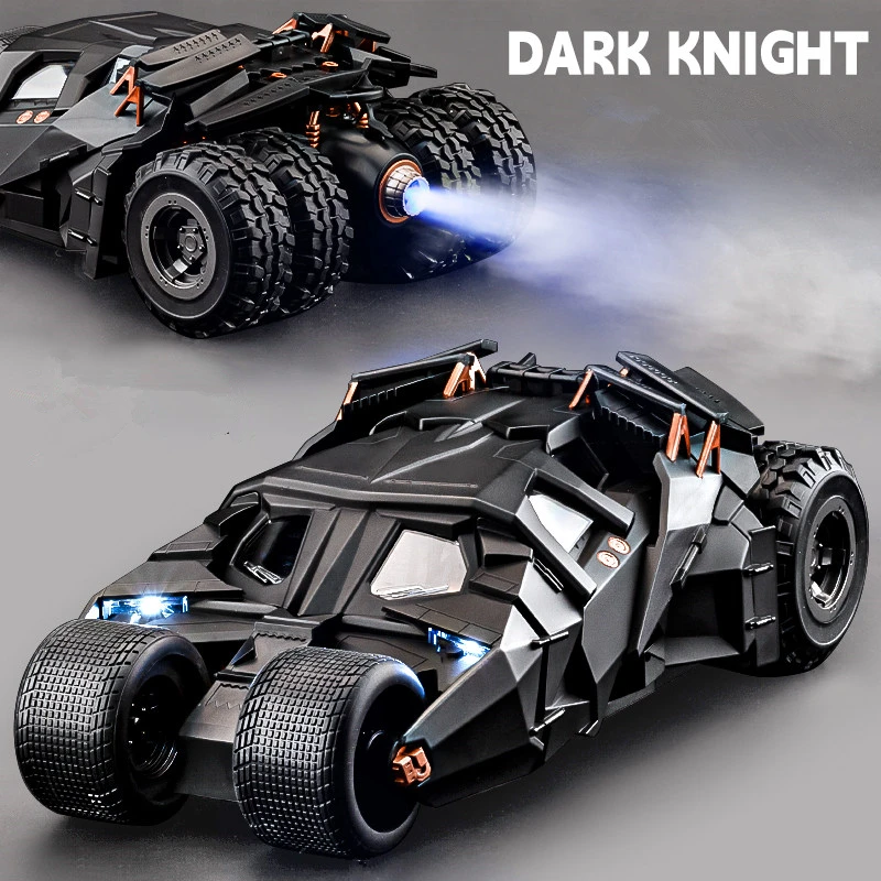 1/18 Classic Movie Car 2008 Batmobile Alloy Bat Sports Car Model ...
