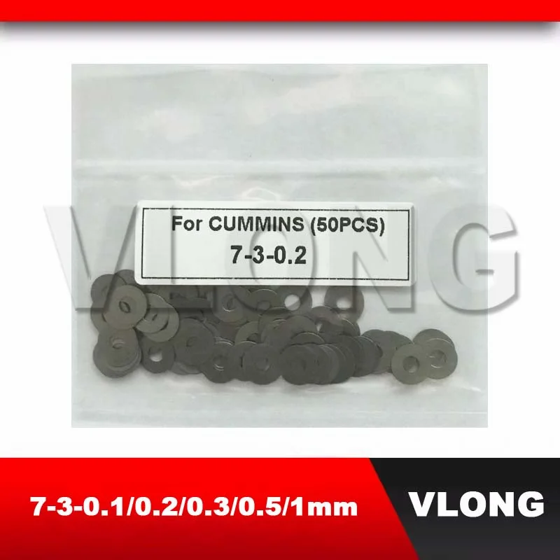Diesel Fuel Injector 7-3-0.1MM Adjust The Pressure Washer Shims Adjustment Washer Adjusting Pressure Pad