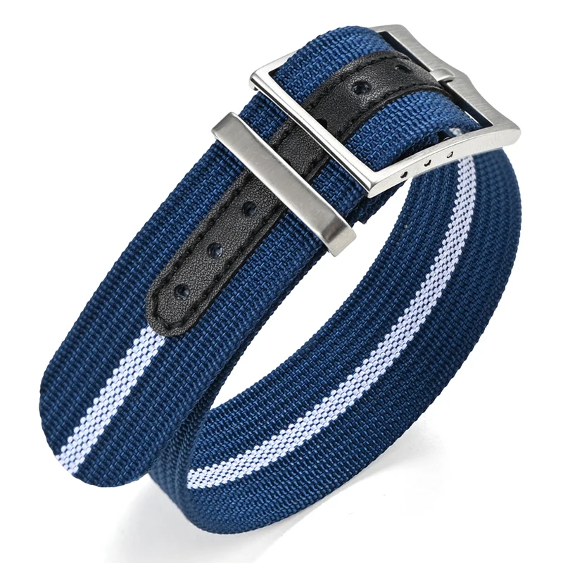 Durable Nylon Waterproof Sport Bracelet - Military-Inspired Watch Strap, No-Scratch Design