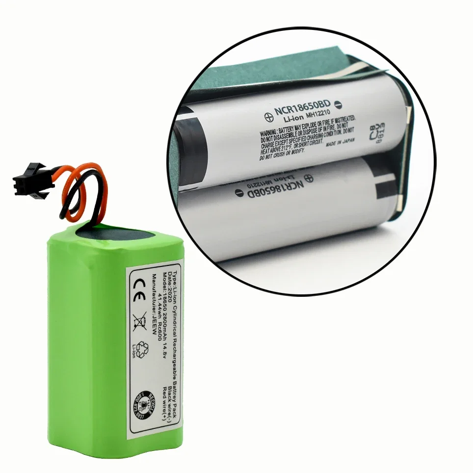 14.8v 2800mah Li-ion para Conga Excellence 990 Ecovacs Deebot N79 N79s  Dn622 Eufy Robovac 11 11s 12 15c 15s 35c