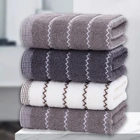 New soft high Absorbent Bath Towel Adult Bath Solid Color Soft Affinity Face Thickened Cotton Towel Travel Sports Towel 2