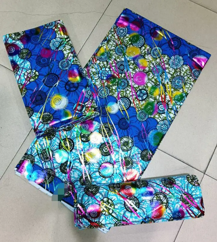 2022 Hot Sale 100% Cotton Veritable African Wax Print Fabric Real Wax African Ankara Fabric 6 yards Ghana Loincloth 3