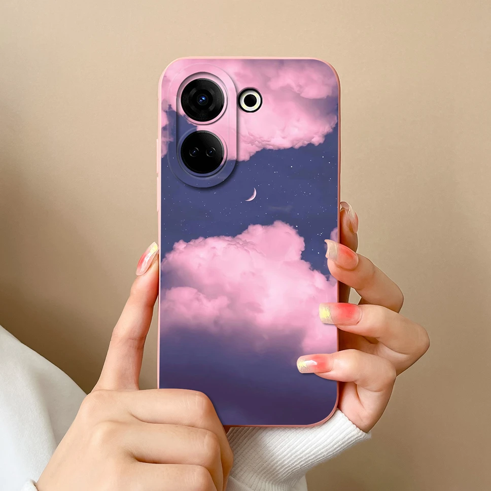 Soft Slim Liquid Silicone Phone Case - Anti-Slip Cute Chubby Boy Girl Design Back Cover