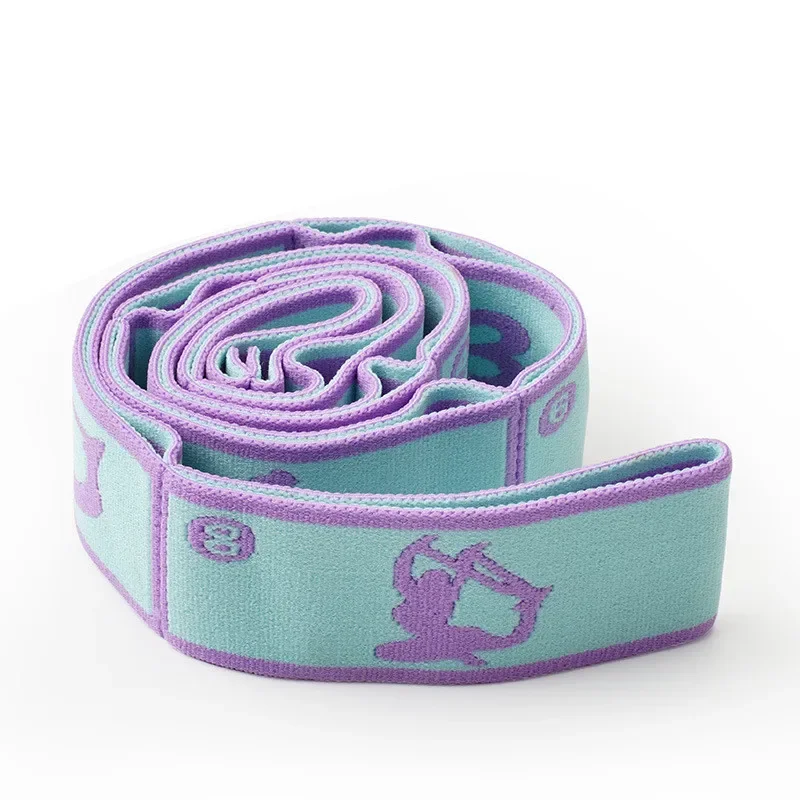 Yoga Stretching Belt Dance Stretching Band Loop Yoga Pilates Fitness Tension Belt Digital Stretch Elastic Band Resistance