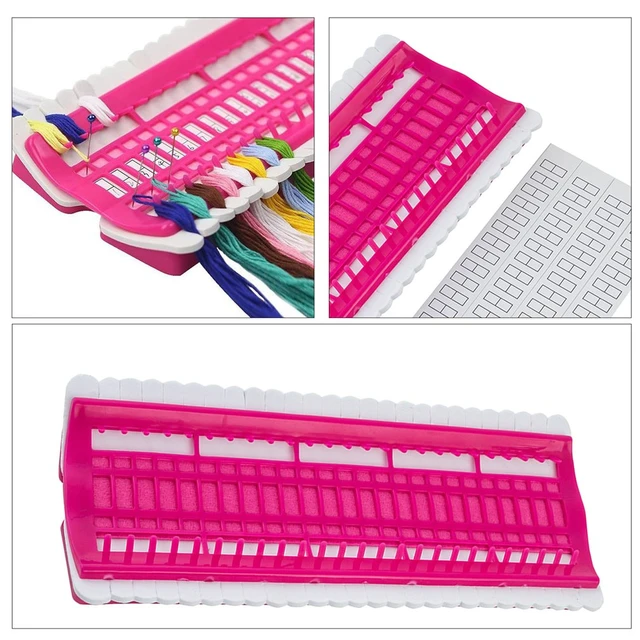 Cross Stitch Thread Organizer 30/50 Positions Thread Holder Row Line Tool  Embroidery Floss Sewing Accessories Thread Organizer - AliExpress