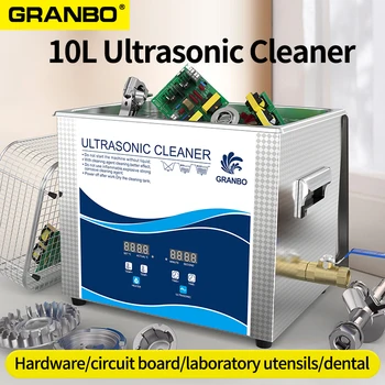 Ultrasonic Cleaner 10L Digital Degassing 240W 360W Ultrasound Cleaning Bath 40000Hz High Frequency Lab Ultrasonic Cleaner 3D Pri 1