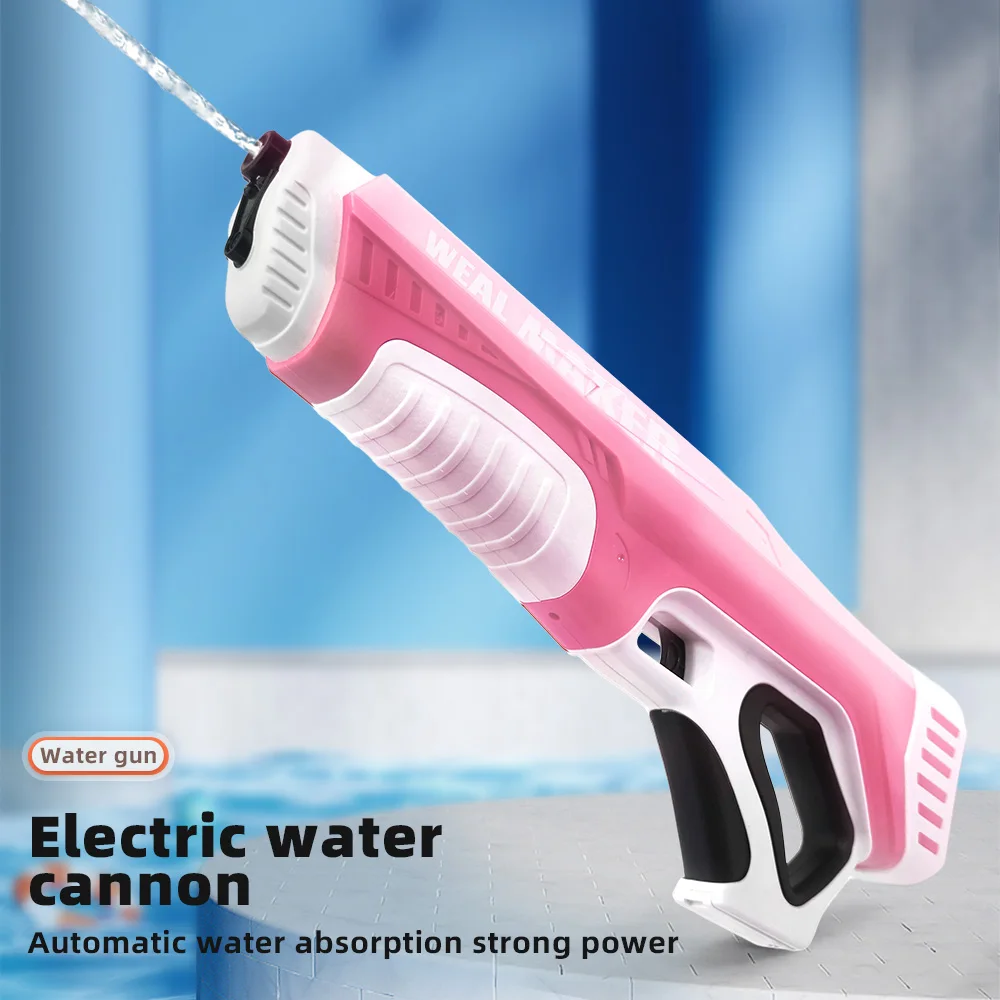Electric Water Gun Full Automatic Water Absorbing Children Summer Pool Beach Outdoor Fight Fun Game Toy For Boy Girl Gifts
