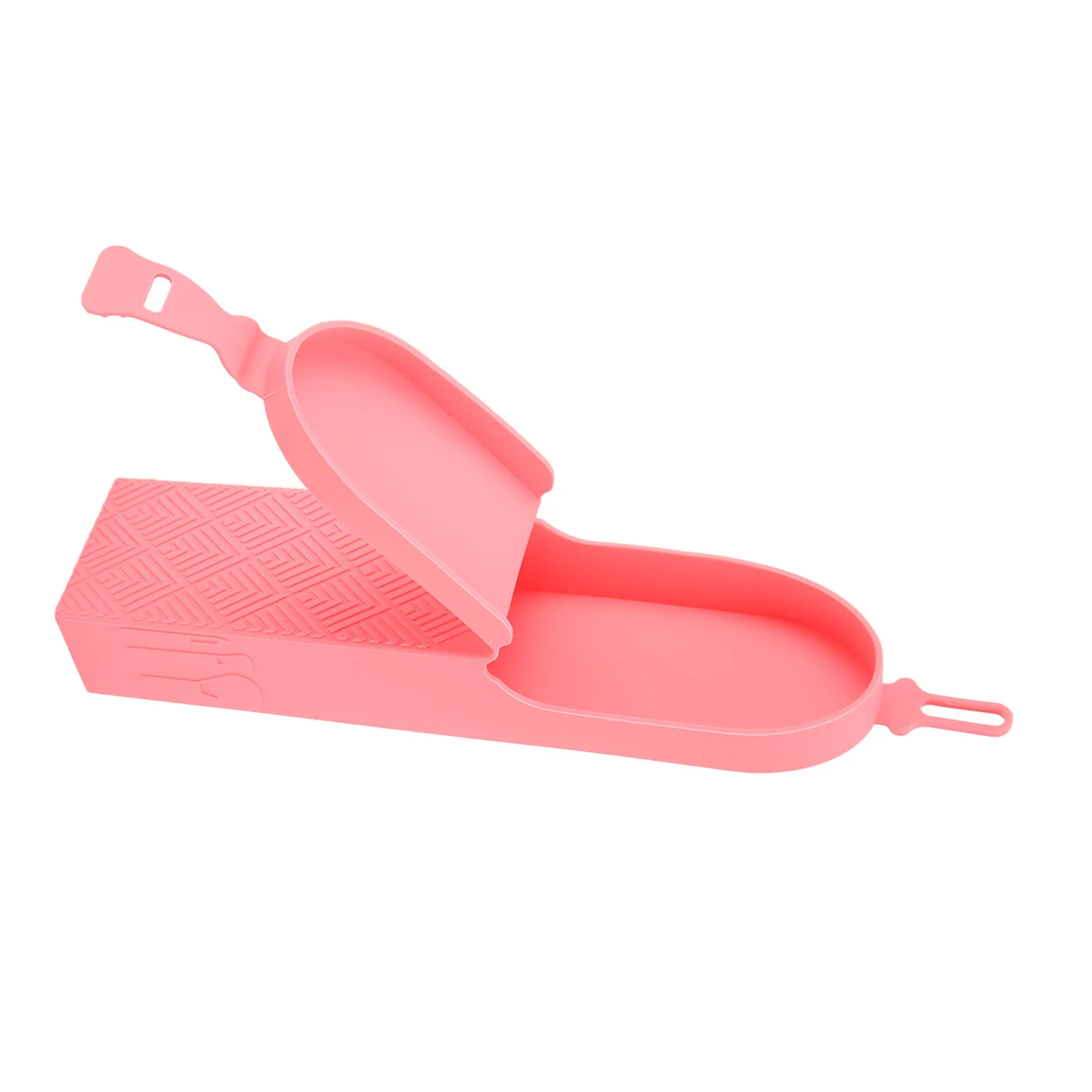 

Makeup Brush Pouch Silicone Makeup Brush Holder with Side Brush Cleaner Flip Cover Dust Proof Large Capacity Cosmetic Brushes