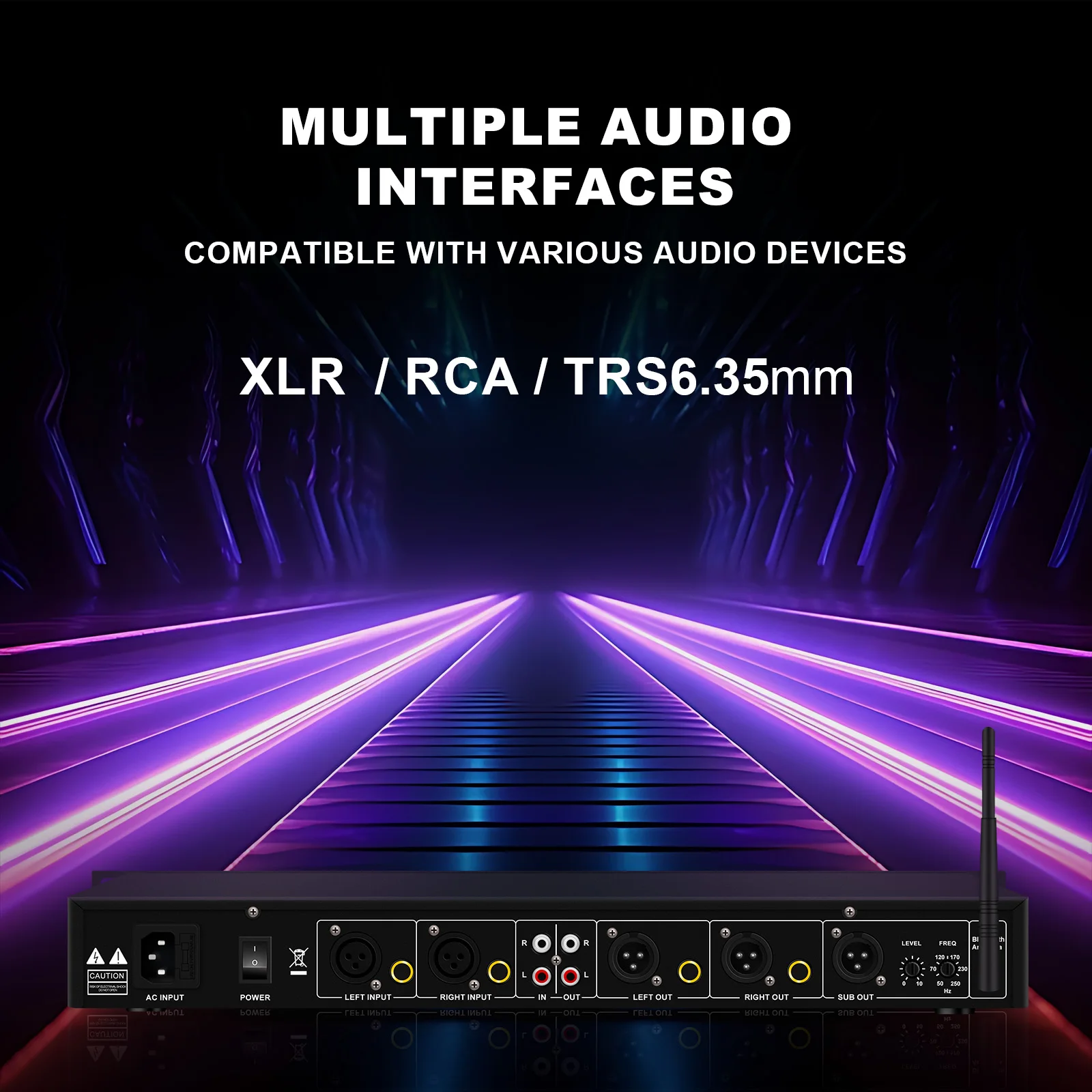 Audio Equalizer Professional digital audio graphic equalizer home KTV stage performance audio EQ tuner adjuster