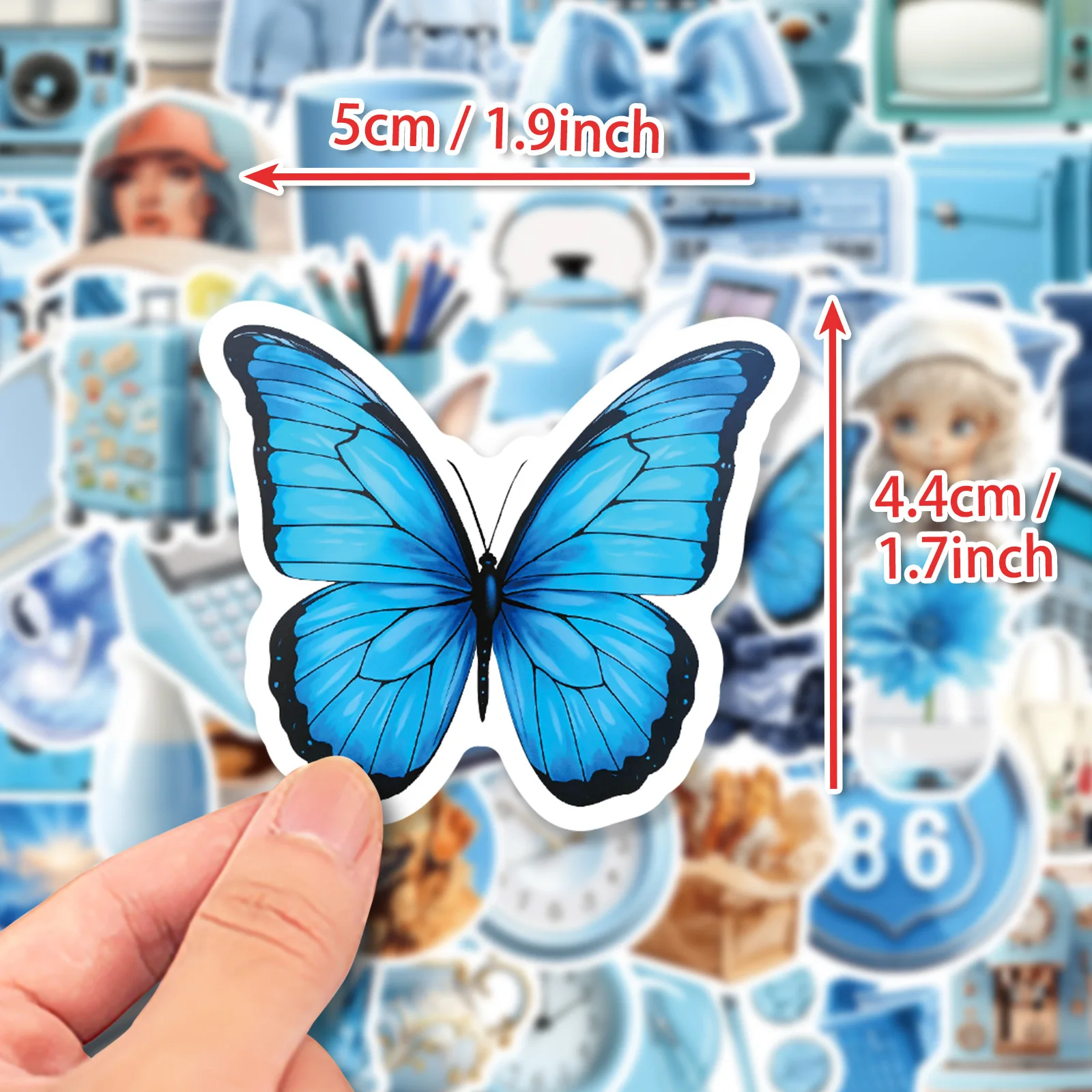 Рисунок 2 - Наклейки граффити серии Blue Life