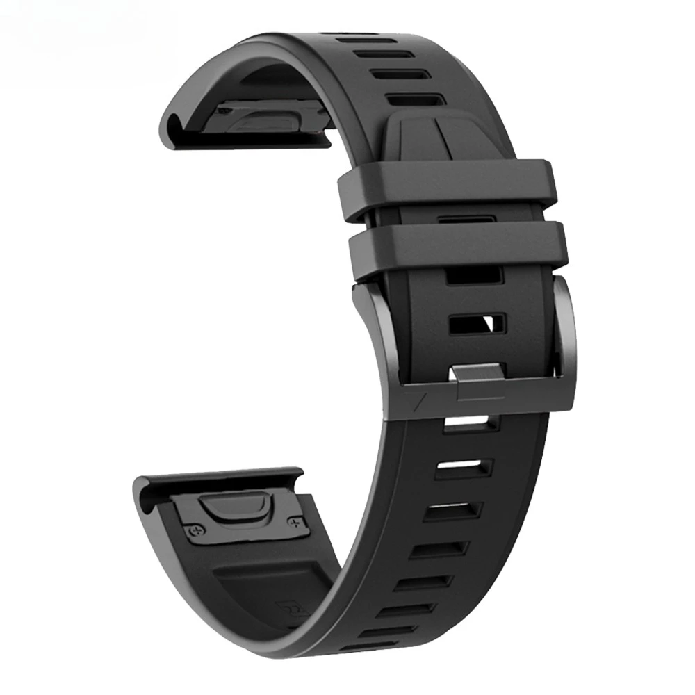 Durable Sports Watch Band with Quickfit Rubber Strap - 26/22mm