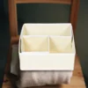 12 Pcs Underwear Storage Box Baby Socks Beige Drawer Organizer Divider Nursery Decor Non-woven Fabric Changing Table Dividers 2