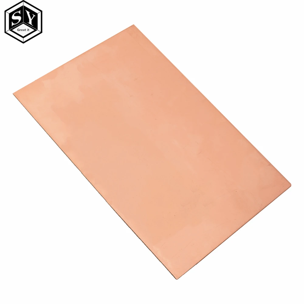 1개/로트 FR4 단면 구리 도금판 ? 10x15cm DIY PCB 키트 라미네이트 회로 기판