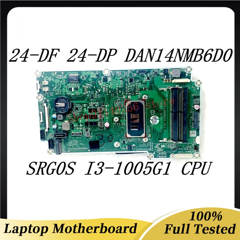 

For HP 24-DF 27-DP 24-DD0006 24-DF0170 27-DP0170 DAN14NMB6D0 Mainboard Laptop W/ SRG0S i3-1005G1 CPU 100% Full Working Well