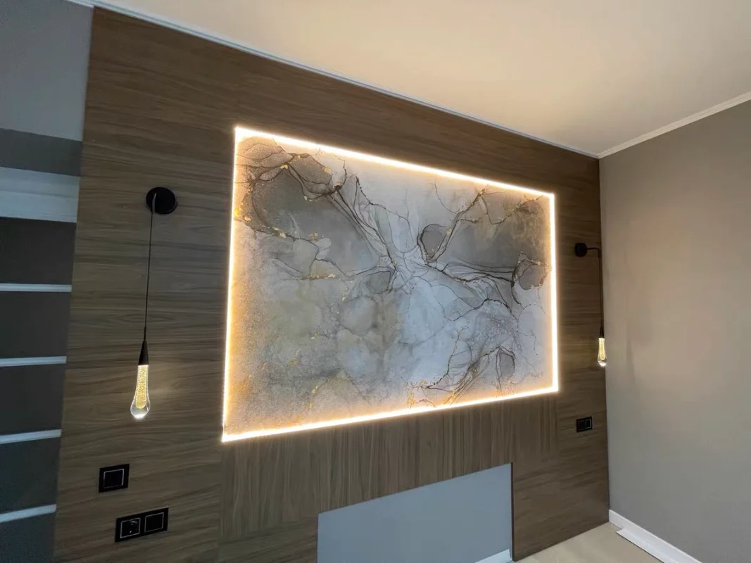 Description Picture 4 of itemCrystal Wall Lamp for Bedroom Bedroom Hotel Living Room Background Sconce Light Modern Led Plug in Pull Switch Decoration Indoor