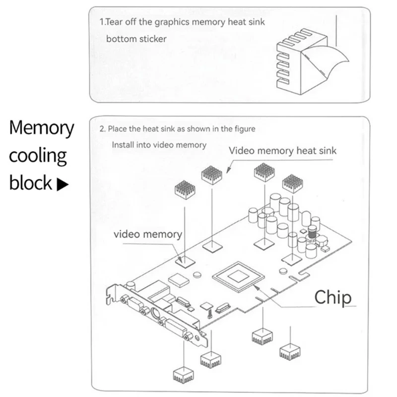 F3MA 12x13x5mm 순수 구리 칩셋 방열판 라디에이터 방열판 CPU LED 전원용 테이프가 있는 냉각 핀 Active Compo