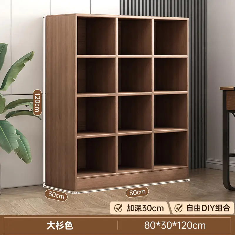 Bookshelf Modern Simple Living Room Free Combination Creative Storage Display Lattice Cabinet Large Capacity Wall