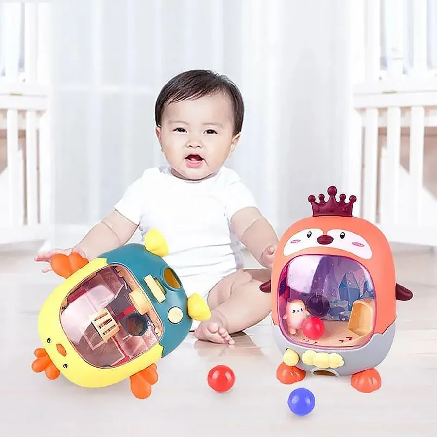 Children's board game Chick Penguin football shooting toy Finger ejection interactive educational toy 4