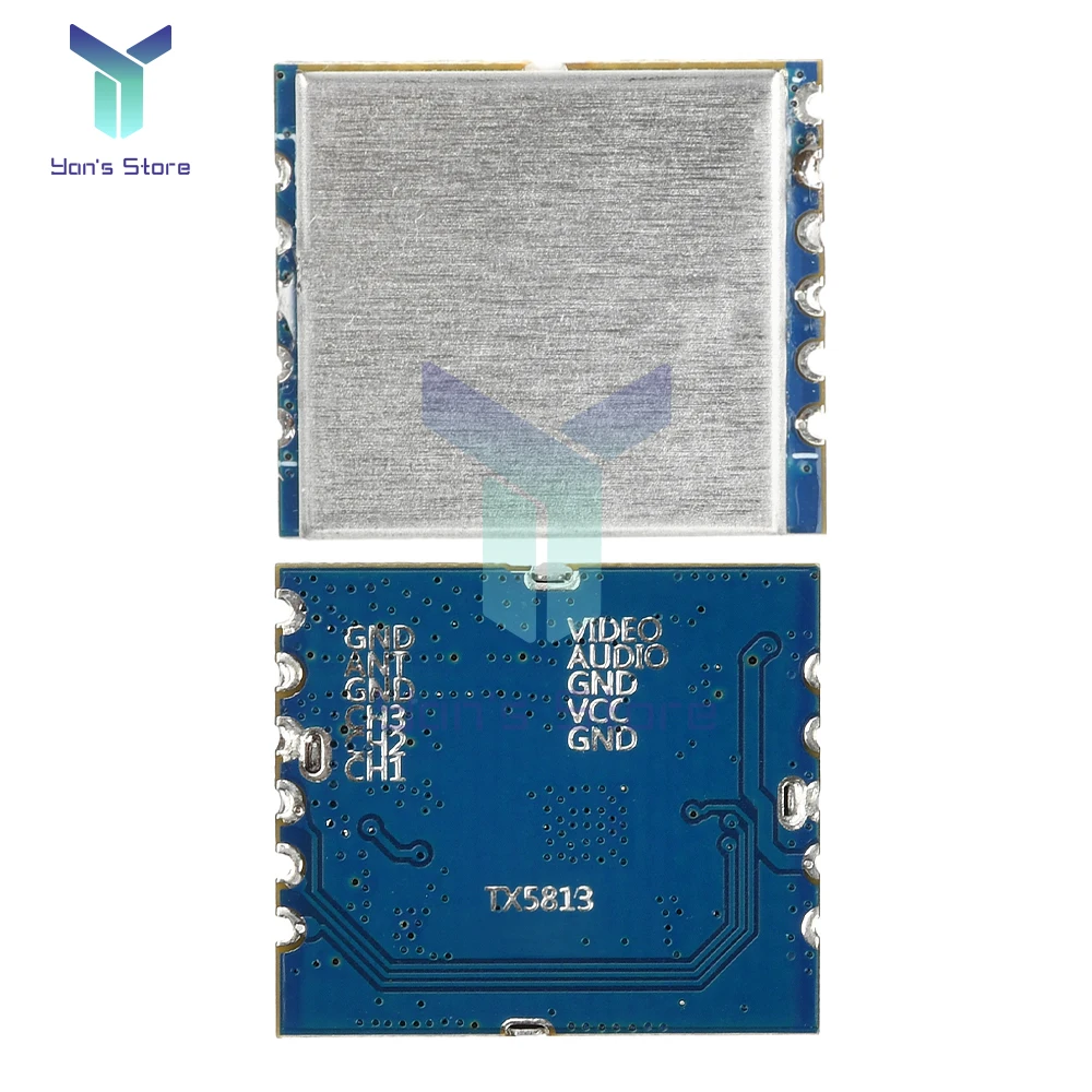 5.8G TX5813 20mW Modulo Trasmettitore Modulo di Trasmissione RF FPV Video Audio VTX SPI Controllo di Commutazione 8 Canali FM - immagine 6