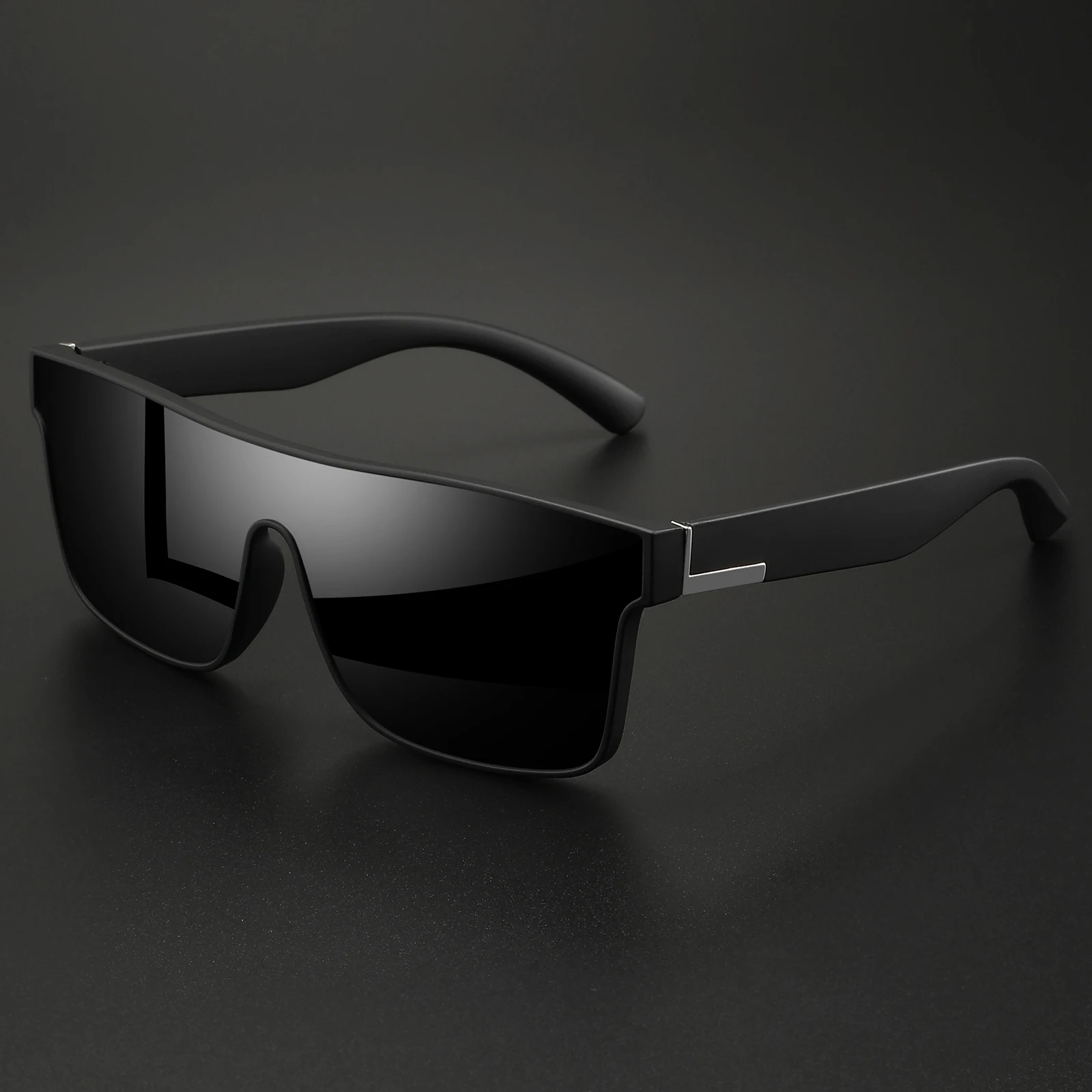 Klassische, farbenfrohe, quadratische Sport-Sonnenbrille – einteilige Linse, UV400, Unisex, bequeme Passform für Radfahren, Reisen, Outdoor und den täglichen Gebrauch – Detail 8