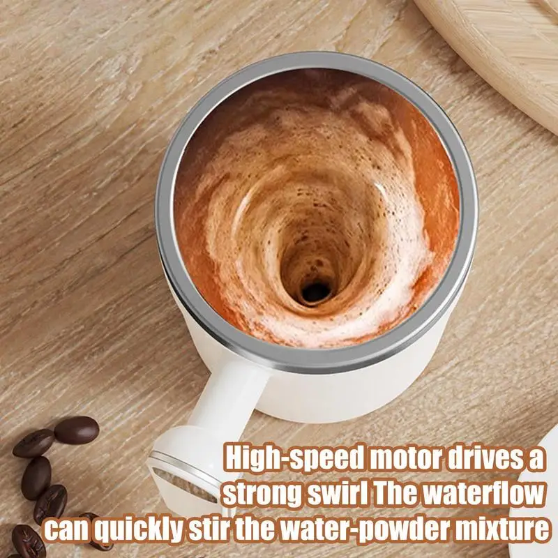 Automatic Magnetic Stirring Coffee Cup 400ml Digital Display Design Automatic Stirrer Coffee Mug Portable Stirring Mug Electric