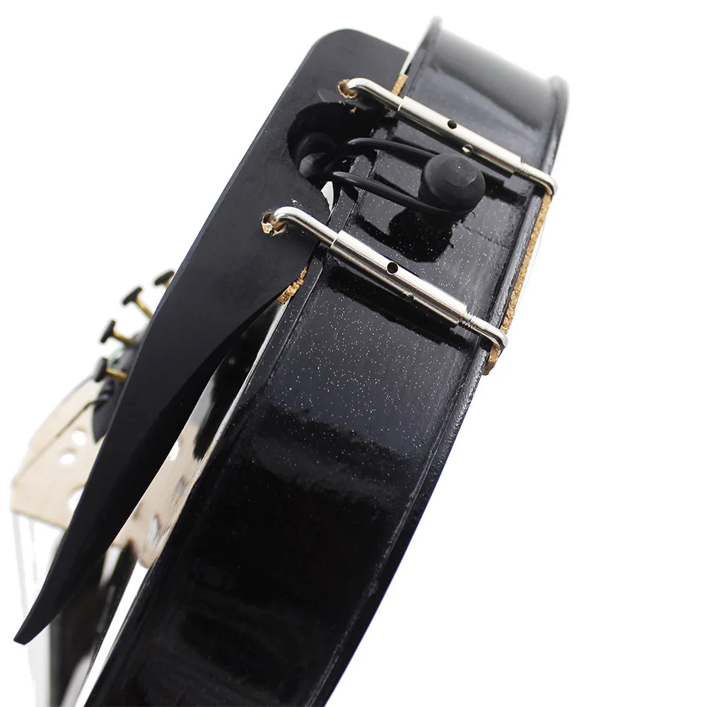 Full Size 4/ 4 Violin Set for Adults Beginners Students with Hard Case, Violin Bow, Shoulder Rest, Extra Strings (black, White)