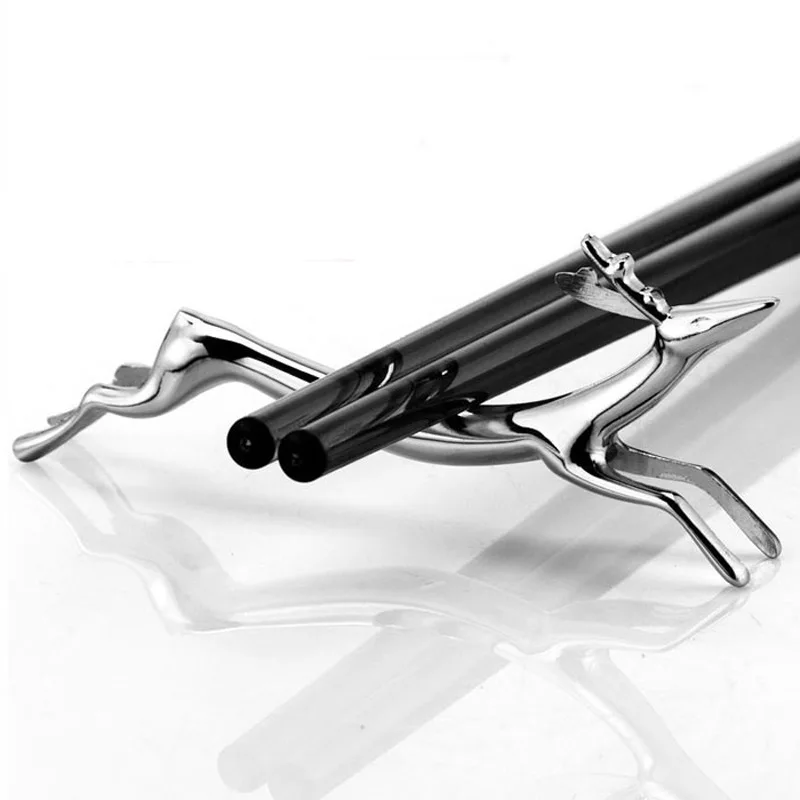 1/3/5PCS  Cutlery Bracket Dog Chopsticks Holder Stainless Steel Chopsticks Rest Dinner Table Supplies Home Kitchen Accessories