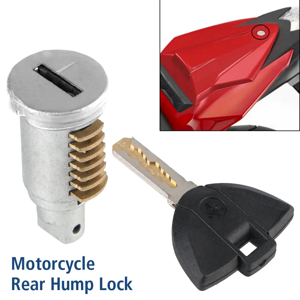 Lock Motorcycle Rear Final Seat Lock Core Key For BMW S1000RR S1000R 2015- Motorcycle Rear Hump Hump