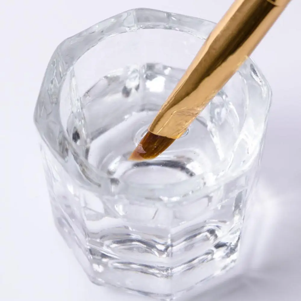 Whisky Cups Bar KTV Wine Cup Bar Hotel Drinkware Octagonal Glass Cup Dappen Dish Container For Nail Art Liquid Powder Water